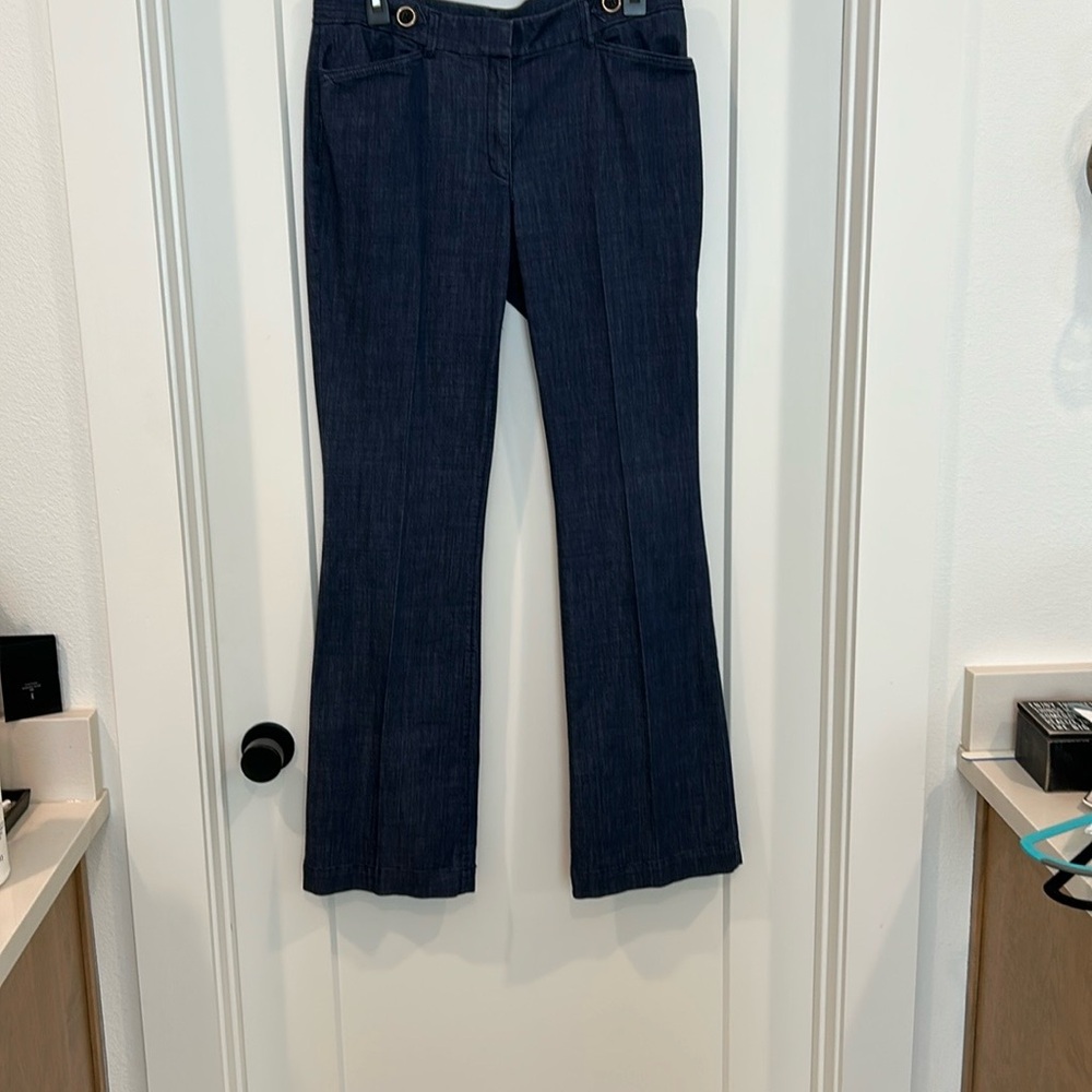 White House Black Market Dark Blue Trousers